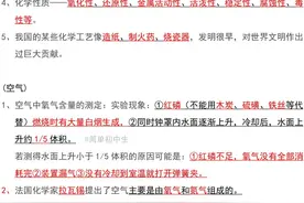 初中化学全册知识宝典，太适合中考复习使用了（建议收藏）图片