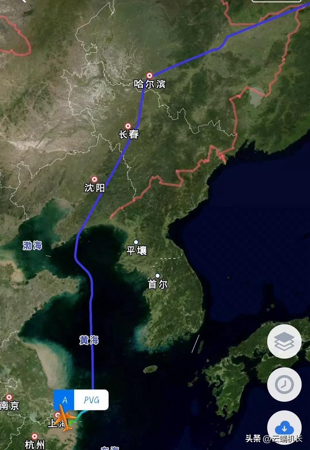 加拿大温哥华至上海航路9030千米 您晓得飞机在天空是怎样飞的吗