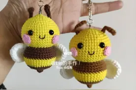 钩针图解:小蜜蜂图片