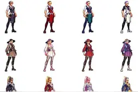 DNF：帅气大姐姐 DNF手游女大剑6套装扮一览图片