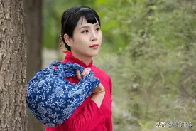 陕北风美女人像图片