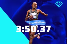 3分50秒37！历史第2人！超越中国传奇，距离世界纪录仅差0.3秒图片