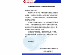 淡定！南宁中燃公司发通告：天然气价格调整暂不执行！南宁发改委：具体时间未定图片