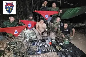 缅军在克伦邦战场使用的卡尔·古斯塔夫无后坐力炮，源自瑞典图片