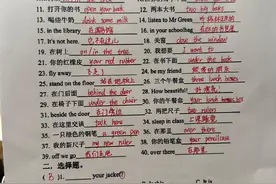 三年级下册英语：期中易错复习题，打印给孩子练一练！图片
