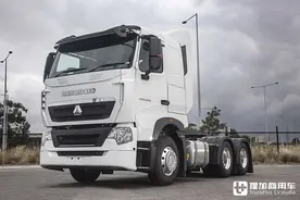 再带你看一款海外热销的国产卡车，出口澳洲的豪沃T7H牵引车实拍图片