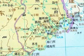 通过地图，了解广东省潮州市从古到今的历史变迁图片