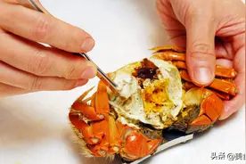 螃蟹这些地方不能吃，手把手教你正确吃法，简单快速一点不浪费图片