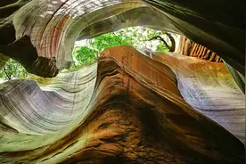甘泉雨岔大峡谷最详尽攻略（内含购买最优惠门票攻略）图片