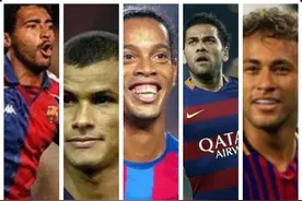 效力过巴萨的五位最伟大的巴西球星！这些人是巴萨王朝的奠基人图片