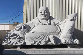 石雕大肚弥勒佛笑佛图片图片
