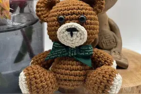 爱不释手的小熊玩偶挂件钩织图解，保姆级教程路过收藏啦图片