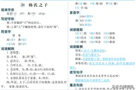 部编版语文五年级下册第八单元知识梳理及考点清单图片