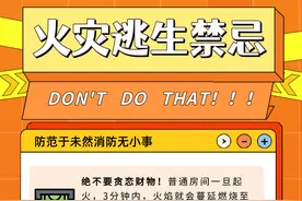 高层建筑发生火灾，自救知识速来get！图片