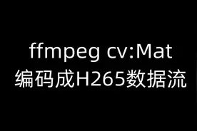 ffmpeg cv:Mat编码成H265数据流图片