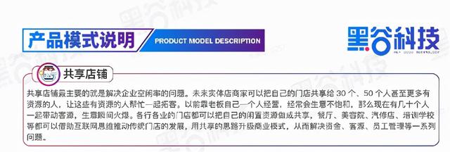 共享店铺能解决门店哪些问题?黑谷科技共享店铺靠谱吗?