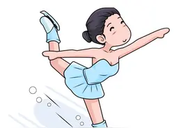 【迎冬奥】漫画冬奥会项目——花样滑冰图片