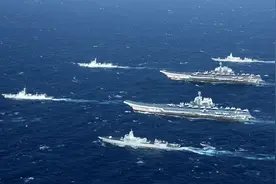 我国南海舰队数十艘主力战舰，再加福建舰，能抗衡美第七舰队吗？图片