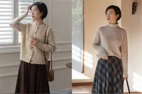 今年火了一种上衣，叫“杏衫”，难得一见的洋气，美得气质又高级图片