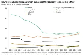 2030年独立生产商或将占据东南亚油气生产最大份额图片