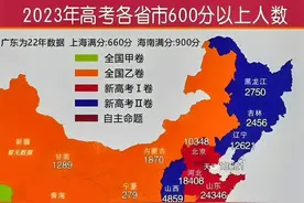 2023年高考各省市600分人数一览，高考最强省份到底花落谁家？图片