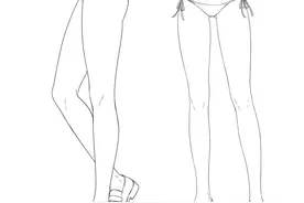 别只知道看腿啦！学会这份美腿画法教程自己能画图片