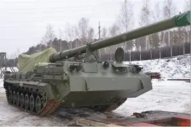 拆楼神器！俄军接收新一批2S7M自行火炮，有效射程达47公里图片