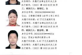 最多的欠了498万元！黎川法院曝光一批失信被执行人名单！若有线索请及时举报图片