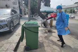 卧龙区车站街道：环境卫生整治如火如荼图片