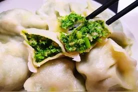 春天，白菜萝卜靠边站，用它包饺子，健胃养胃味道鲜，好吃不上火图片