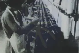 民国纺织企业老照片：纺织是当时的重点产业，纺织女工很吃香图片
