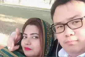 我，90后天津人，和巴基斯坦老婆离婚后，独自照看混血女儿图片