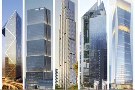 7座超200米高的在建银行总部办公楼——招商引领，中银入围图片