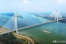 湖北观音寺长江大桥主桥总体设计图片