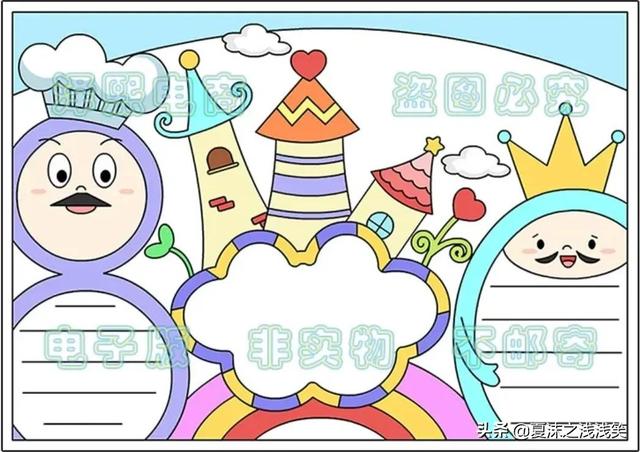 小学生数学常用手抄报200张