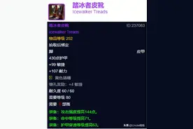 魔兽世界：WLK三阶段最热门的护甲，第一款8000金币以内拿很值！图片