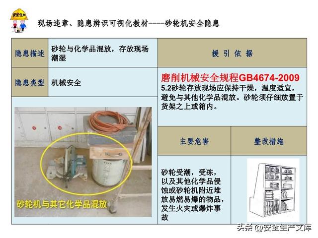 砂轮机安全隐患全解析：18 类风险 + 整改方案，必看
