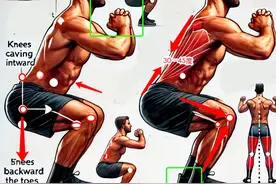 别再瞎蹲了！这4个深蹲技巧不可错过！对照下你每天蹲的正确吗？图片