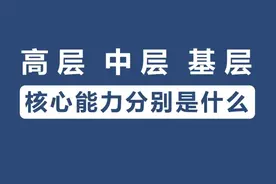 高层、中层、基层，核心能力分别是什么？图片