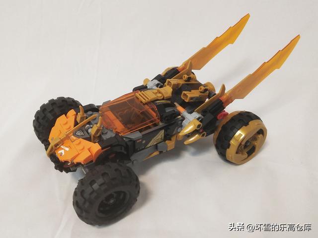化身成金龙长着翅膀，试玩乐高幻影忍者71769寇的神龙战车