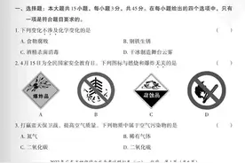 2022年广东省初中学业水平考试化学模拟卷（一）图片