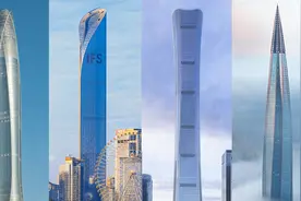 截止至2021年全球最高的二十栋摩天大楼，11栋位于中国图片