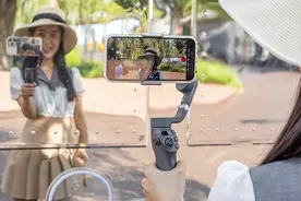 大疆Osmo Mobile 6评测：更快开拍、可磁吸伸缩的手机云台图片
