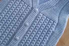 「针织作品」30款时尚漂亮的儿童马甲和背心（男娃篇）图片