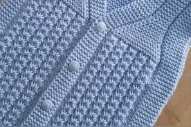 「针织作品」30款时尚漂亮的儿童马甲和背心（男娃篇）图片