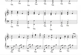 卡农，钢琴谱原版、简谱，约翰·帕赫贝尔，曲谱分享图片