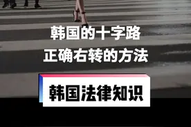 7月12日起，韩国新的交通法规生效。其中关于在十字路口驾车右转的方法特别重要，看好本期内容就可以了。#韩国交通法 #韩国生活 #韩国法律 #斑马线 #交通规则视频封面