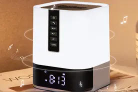 分享智能蓝牙音响小夜灯充电卧室床头氛围礼物音乐台灯图片