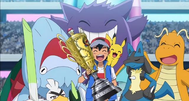 小智打败了丹帝,获得了《精灵宝可梦》动画历史上最有含金量的冠军