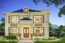 13×12米二层半简欧别墅，卓越低调的轻奢豪宅图片